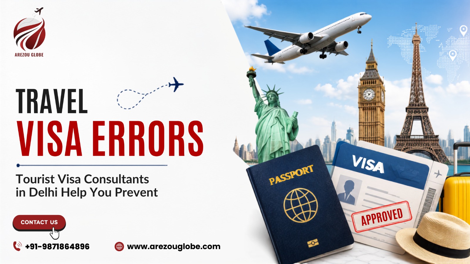 4 Travel Visa Errors Tourist Visa Consultants in Delhi Help You Prevent